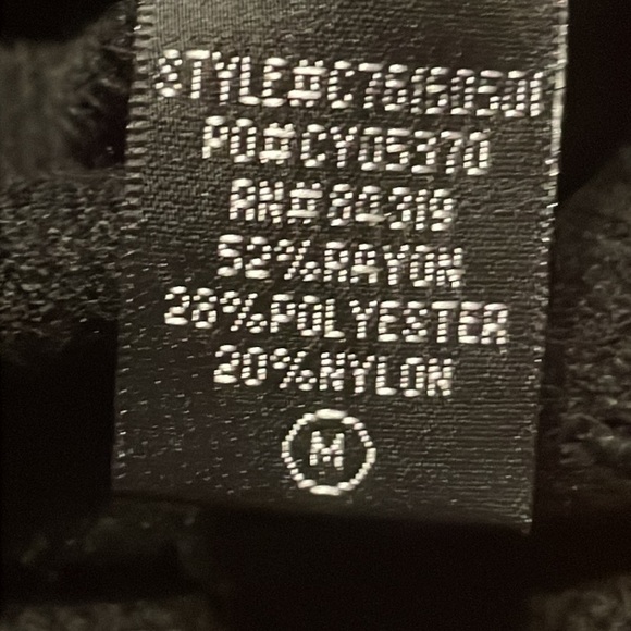 Medium Cyrus black long sleeve cowl neck knit sweater - Picture 13 of 16